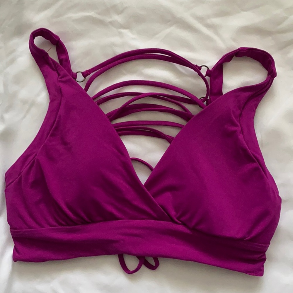 Purple bathing suit